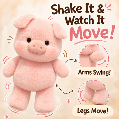Cute Running Pig Stuffed Animal