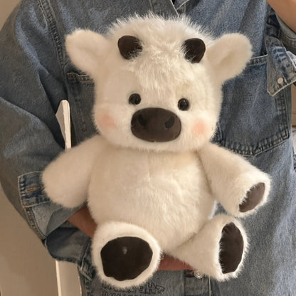 Cute Running Scottish Highland Cow Stuffed Animal