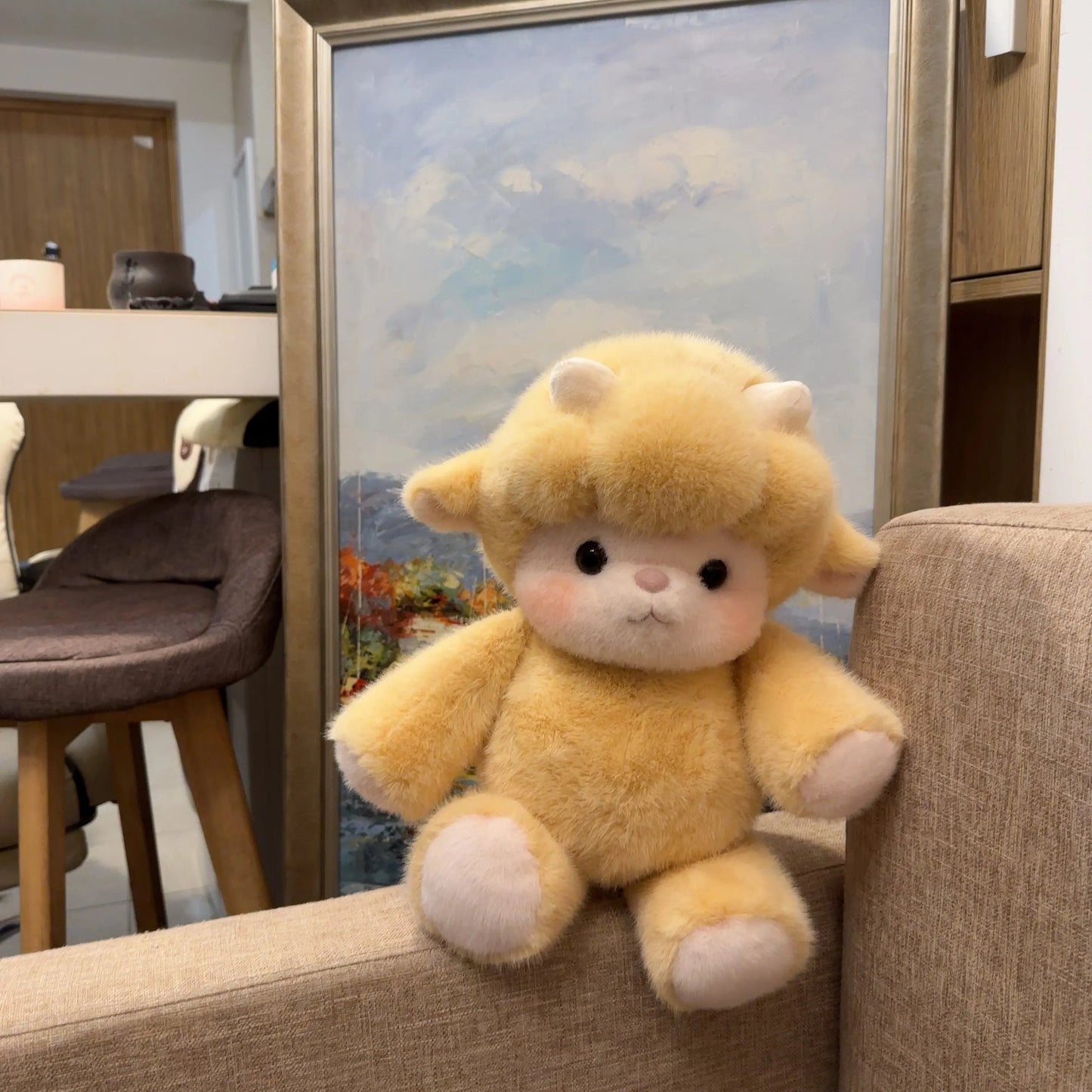 Cute Running Lamb Stuffed Animal