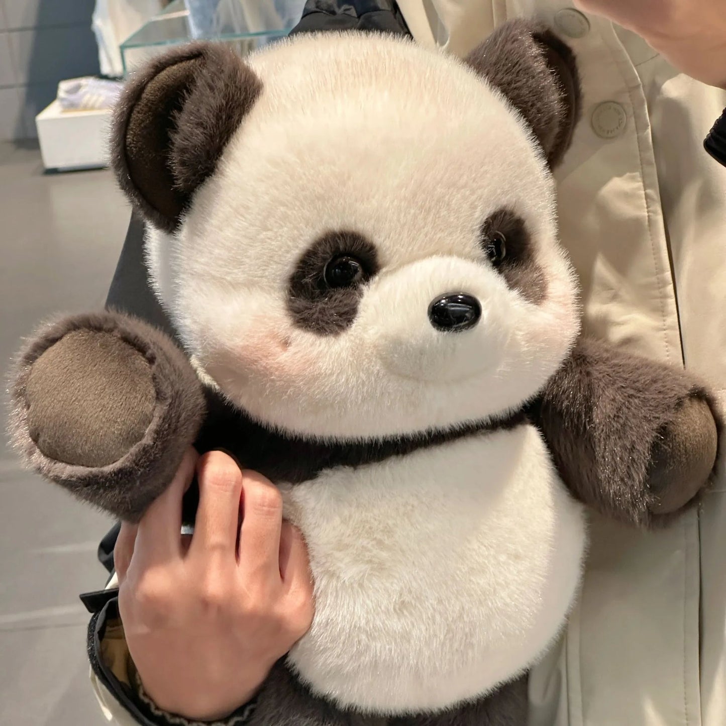 Cute Running Panda Stuffed Animal