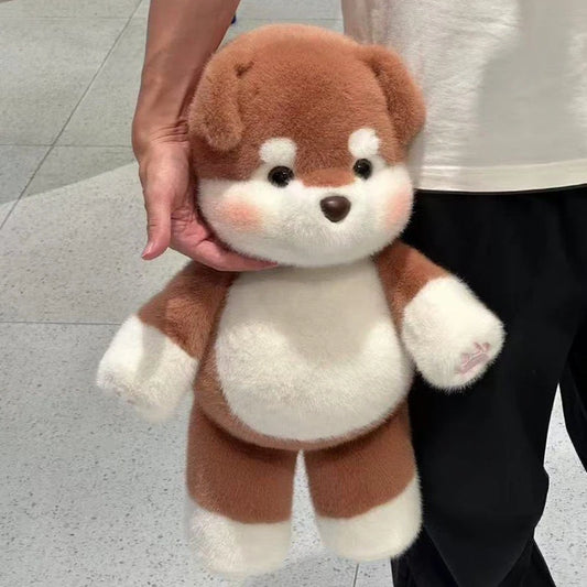 Cute Running Alaskan Malamute Stuffed Animal
